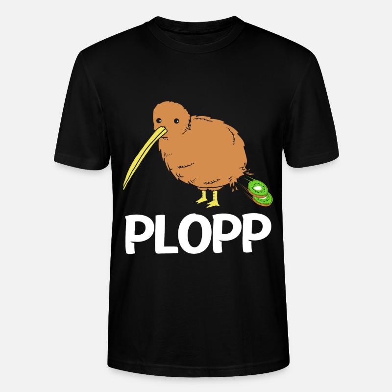 kiwi-vogel Kiwi Vogel - Stanley/Stella Unisex Bio-T-Shirt CRAFTER - Schwarz
