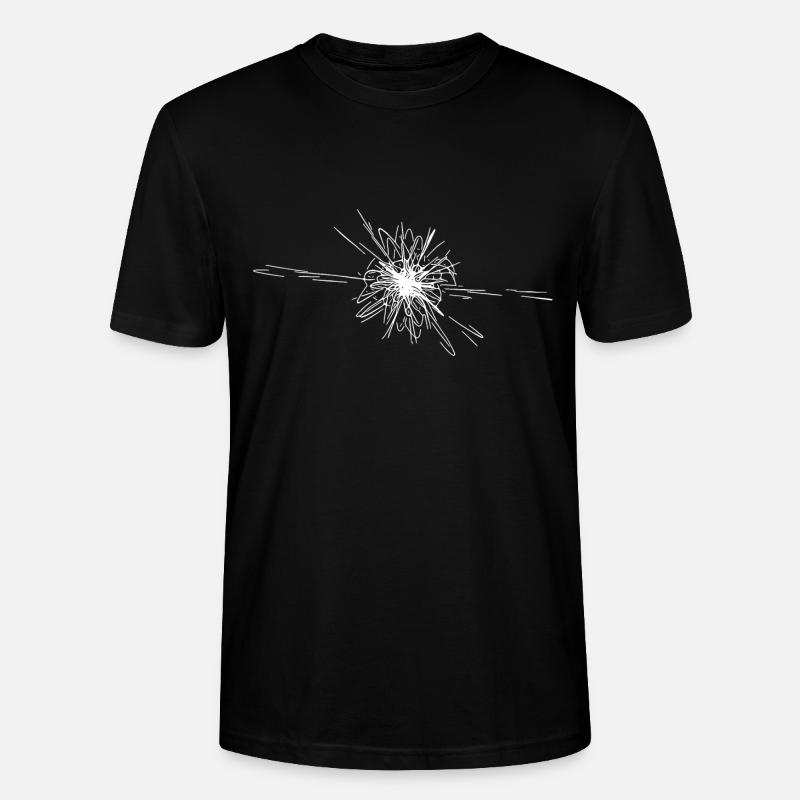 Explosion d’étoiles vectorielles Nova - T-shirt bio CRAFTER Stanley Stella Unisexe - noir