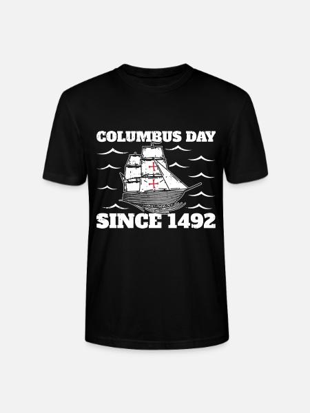 Christopher Columbus - Stanley/Stella Unisex Bio-T-Shirt CRAFTER - Schwarz