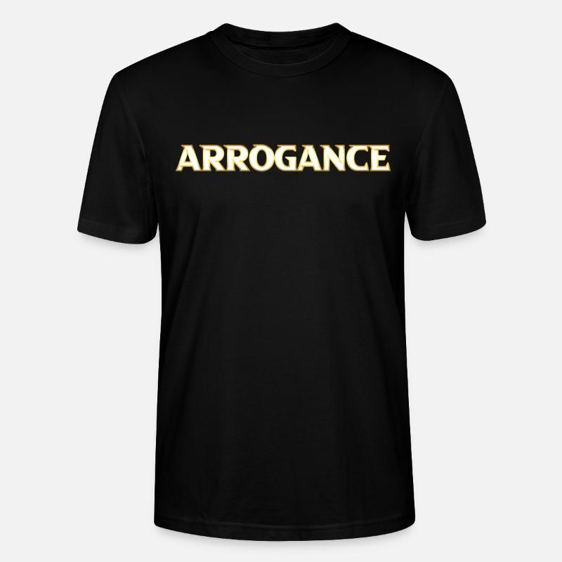 Arrogance dorée - T-shirt bio CRAFTER Stanley Stella Unisexe - noir
