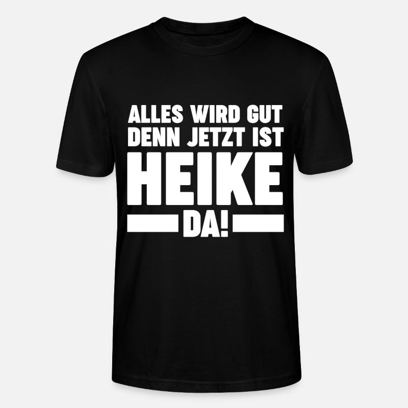 Heike - Stanley/Stella Unisex Bio-T-Shirt CRAFTER - Schwarz