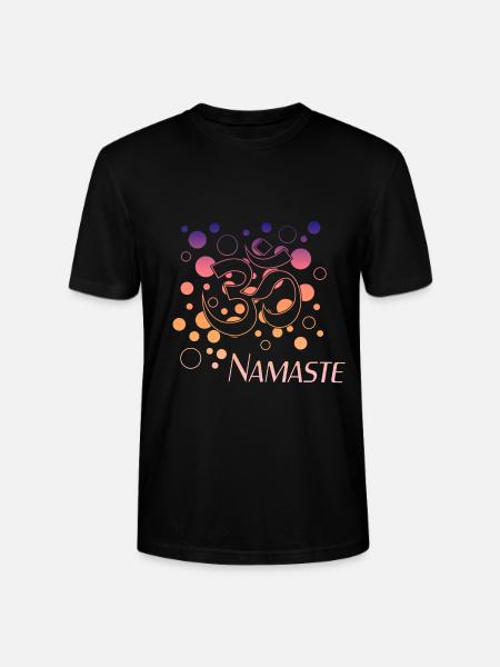 Yoga Namaste - Stanley/Stella Unisex Bio-T-Shirt CRAFTER - Schwarz