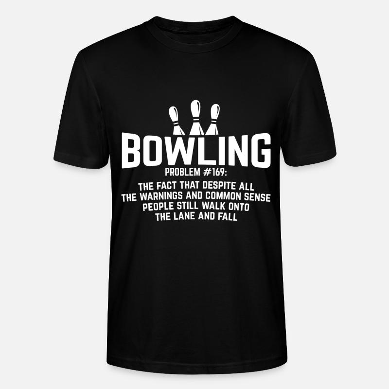 Bowling - Stanley/Stella Unisex Bio-T-Shirt CRAFTER - Schwarz