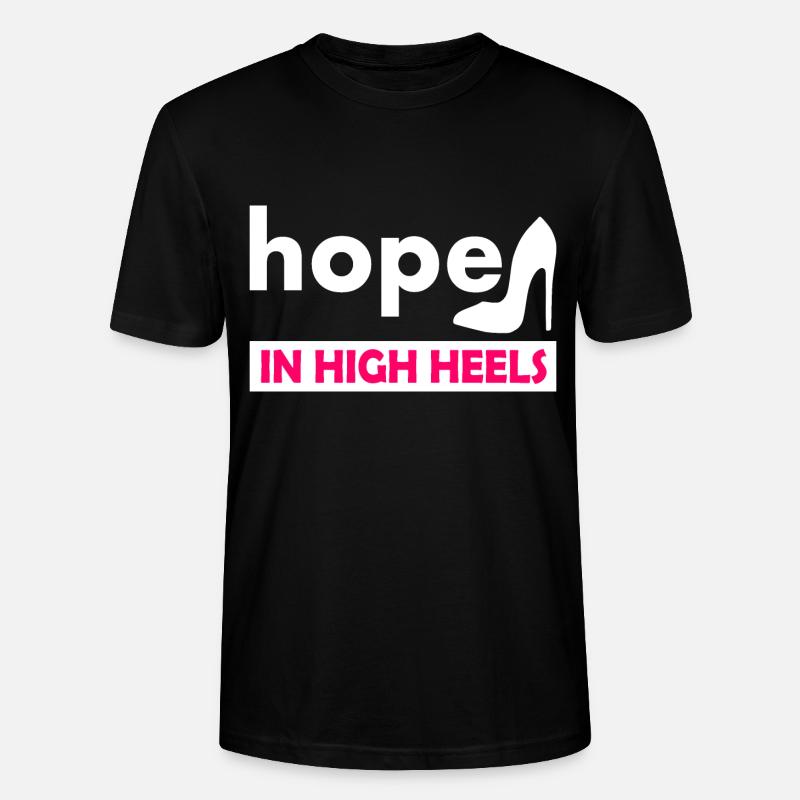 hope in high heels - T-shirt bio CRAFTER Stanley Stella Unisexe - noir