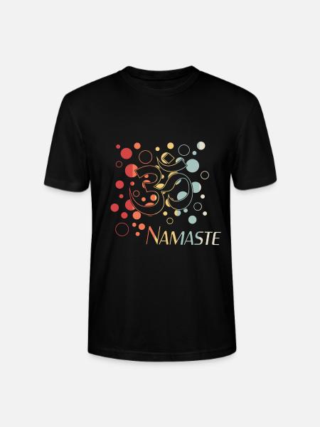 Yoga, Chakra, Namaste - Stanley/Stella Unisex Bio-T-Shirt CRAFTER - Schwarz