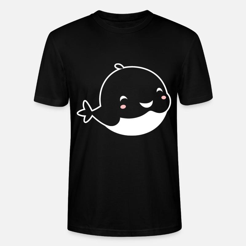 Bébé baleine - T-shirt bio CRAFTER Stanley Stella Unisexe - noir
