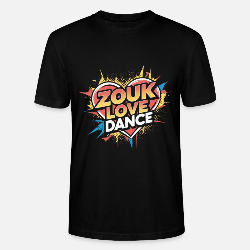 Zouk Dance Gift - Stanley/Stella CRAFTER Unisex Organic T-Shirt - black