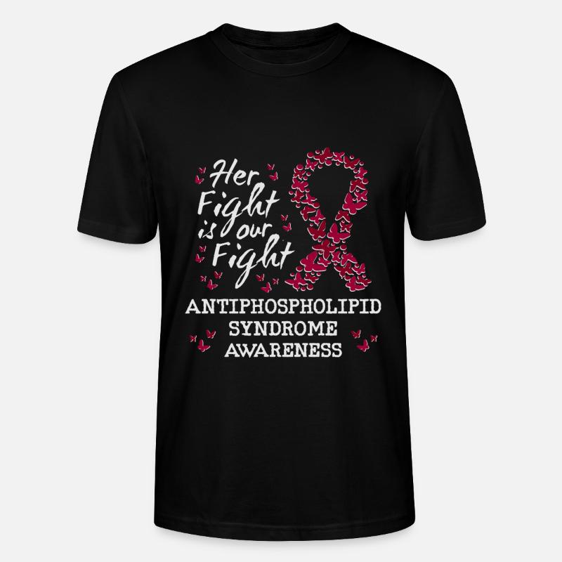 Antiphospholipid Syndrom Bewusstsein - Stanley/Stella Unisex Bio-T-Shirt CRAFTER - Schwarz