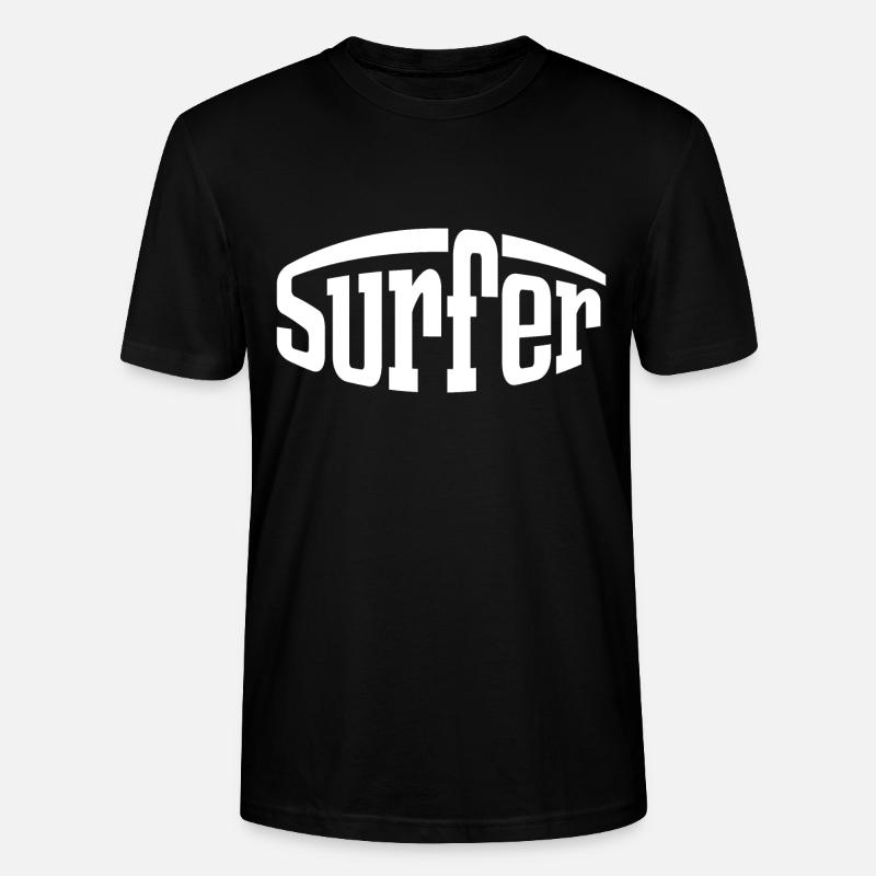 Surfer - Stanley/Stella Unisex Bio-T-Shirt CRAFTER - Schwarz