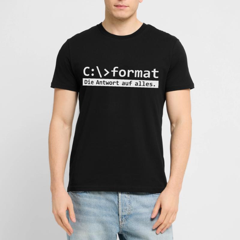 Format C - Console de formatage Nerd Geek Retro T-shirt bio CRAFTER Stanley Stella Unisexe