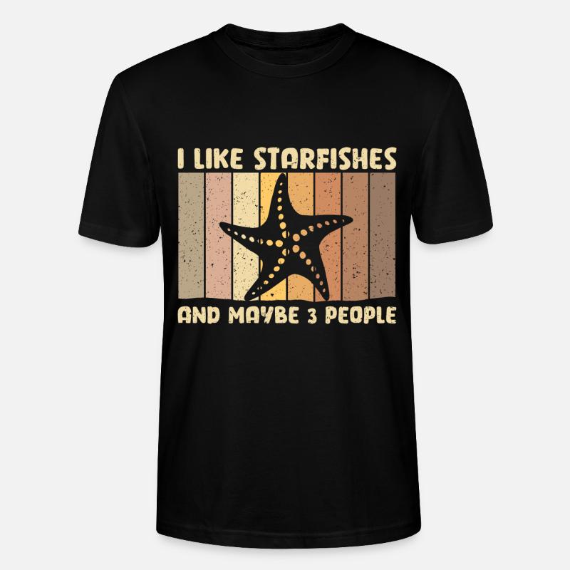 Seestern - Stanley/Stella Unisex Bio-T-Shirt CRAFTER - Schwarz