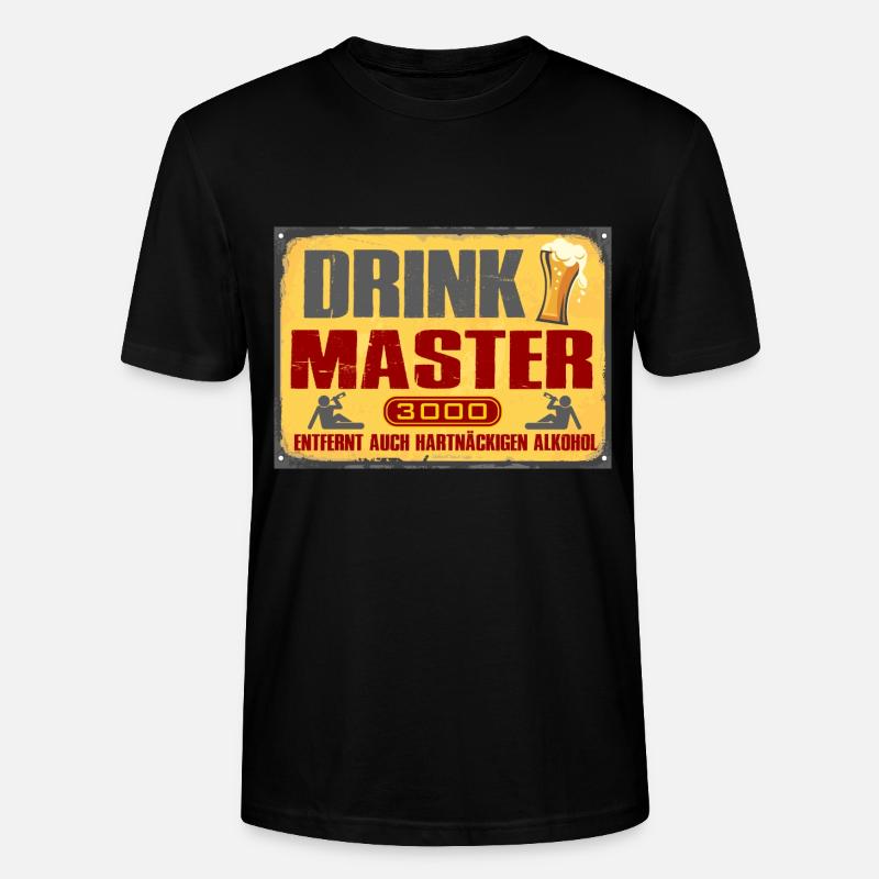 Drink Master - Stanley/Stella Unisex Bio-T-Shirt CRAFTER - Schwarz