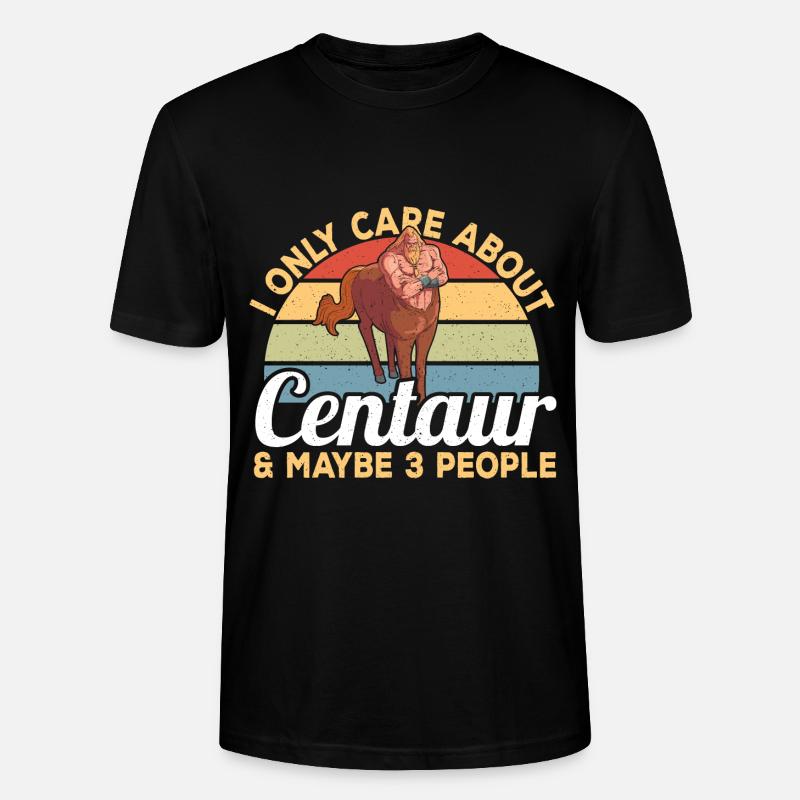 Phönix Zentaur Geschenk - Stanley/Stella Unisex Bio-T-Shirt CRAFTER - Schwarz