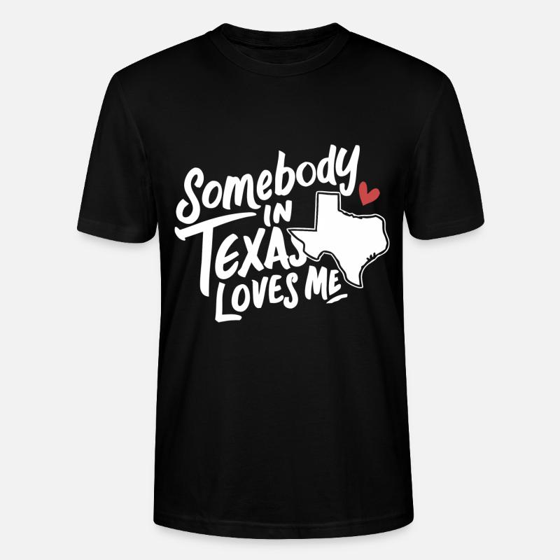 État du Texas Texans Texas - T-shirt bio CRAFTER Stanley Stella Unisexe - noir