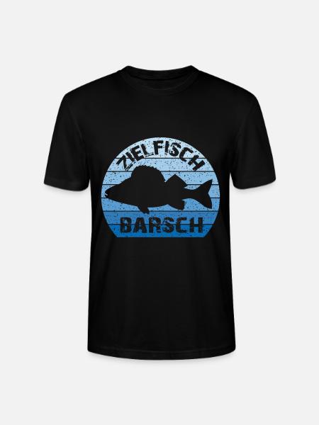Poisson cible perche | Perca | Barschangler - T-shirt bio CRAFTER Stanley Stella Unisexe - noir