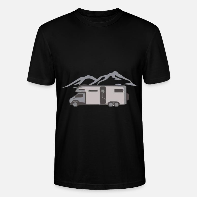 Camping Kastenwagen Camper - Stanley/Stella Unisex Bio-T-Shirt CRAFTER - Schwarz