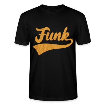 Funk - Stanley/Stella Unisex Bio-T-Shirt CRAFTER - Schwarz - Vorne - Alina (178cm) & Michal (187cm)