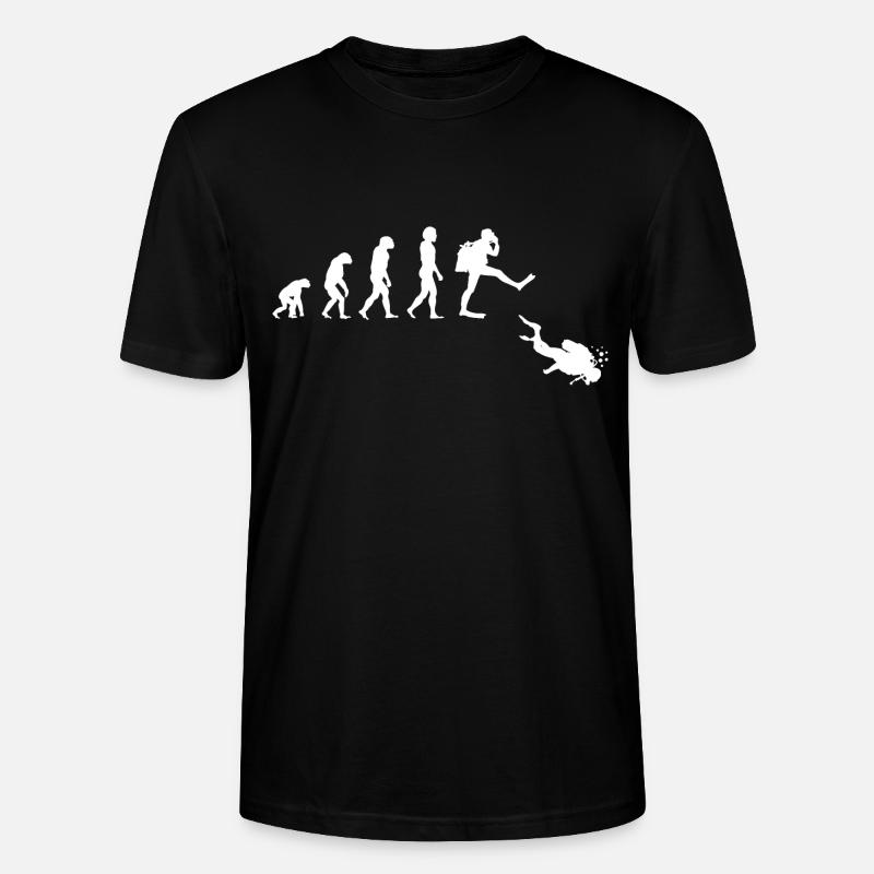 Plongée Evolution Diver - T-shirt bio CRAFTER Stanley Stella Unisexe - noir