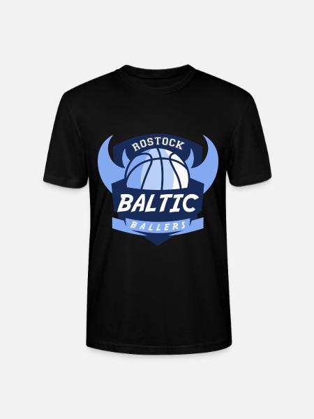 Baltic Ballers Logo - Stanley/Stella CRAFTER Unisex Organic T-Shirt - black