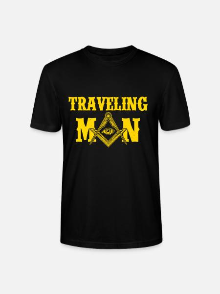 Masonic Freemasonry Fraternal - Stanley/Stella Unisex Bio-T-Shirt CRAFTER - Schwarz