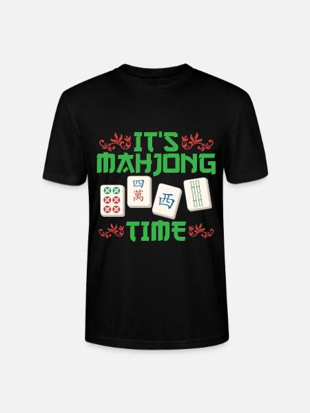 Gift for Mahjong Fans - Stanley/Stella CRAFTER Unisex Organic T-Shirt - black