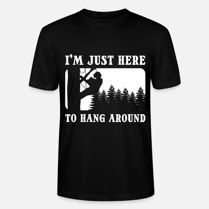 Lustiger Baumkletterer Baumexperte - Stanley/Stella Unisex Bio-T-Shirt CRAFTER - Schwarz