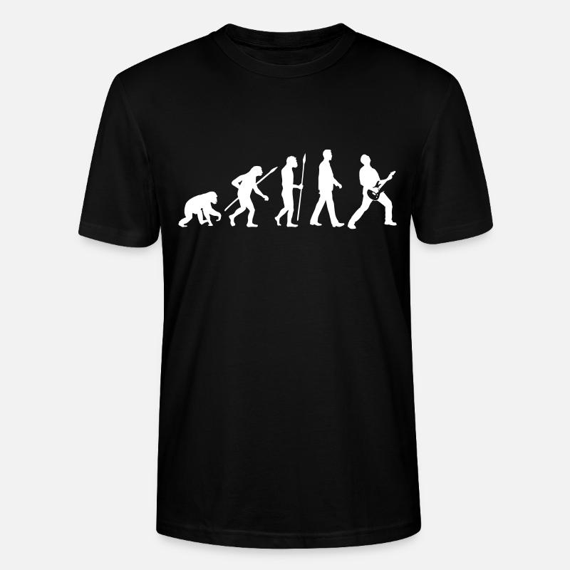 evolution_rocks_032012_f1c - T-shirt bio CRAFTER Stanley Stella Unisexe - noir