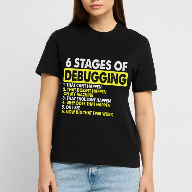 Debugging computer science Stanley Stella CRAFTER unisex økologisk-T-shirt