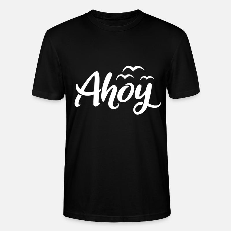 Ahoy - Stanley/Stella Unisex Bio-T-Shirt CRAFTER - Schwarz