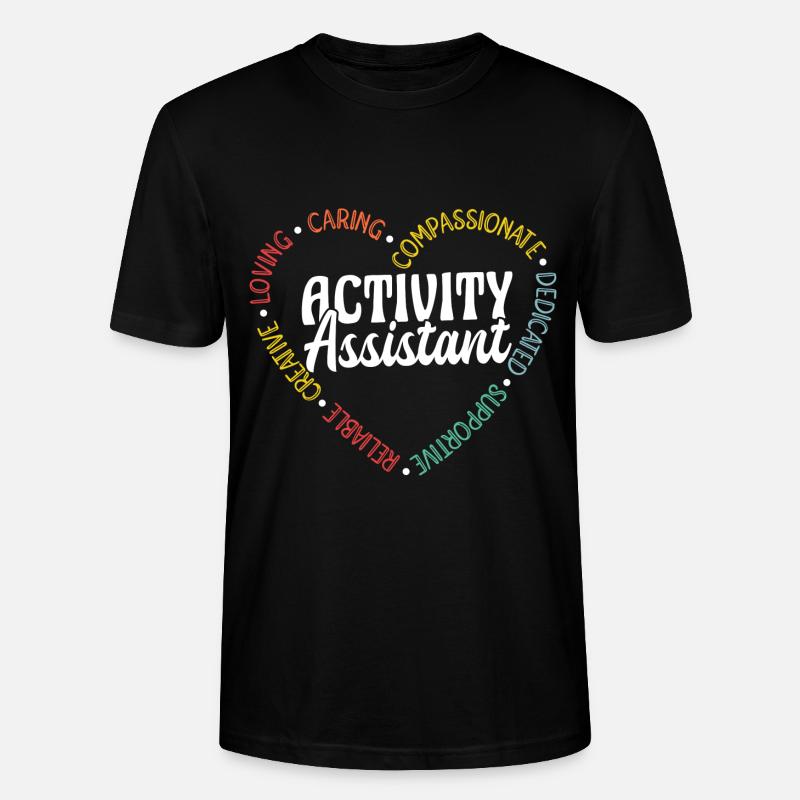 Activity Assistant Apprciaton - Stanley/Stella Unisex Bio-T-Shirt CRAFTER - Schwarz