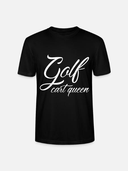 Golf Cart Queen - Stanley/Stella CRAFTER Unisex Organic T-Shirt - black