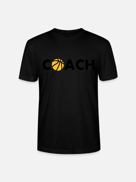 basketball Trainer Coach - Stanley/Stella Unisex Bio-T-Shirt CRAFTER - Schwarz