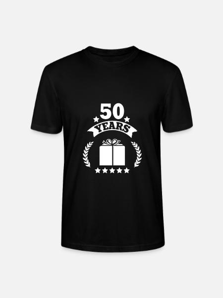 50 ans! - T-shirt bio CRAFTER Stanley Stella Unisexe - noir
