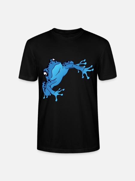 Blauer Frosch - Stanley/Stella Unisex Bio-T-Shirt CRAFTER - Schwarz