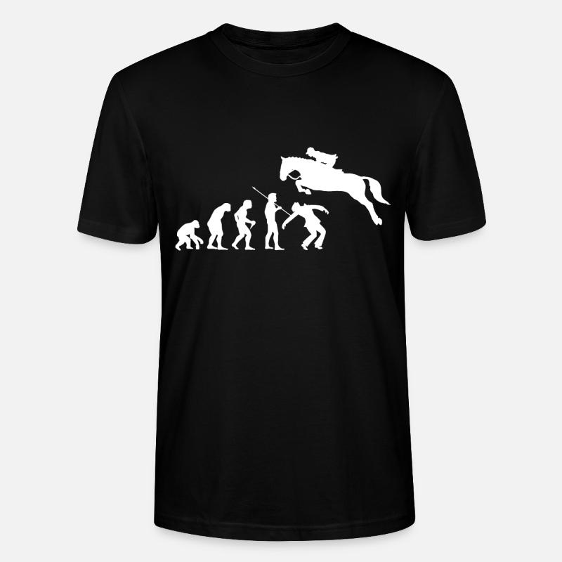 Springreiten - Stanley/Stella Unisex Bio-T-Shirt CRAFTER - Schwarz