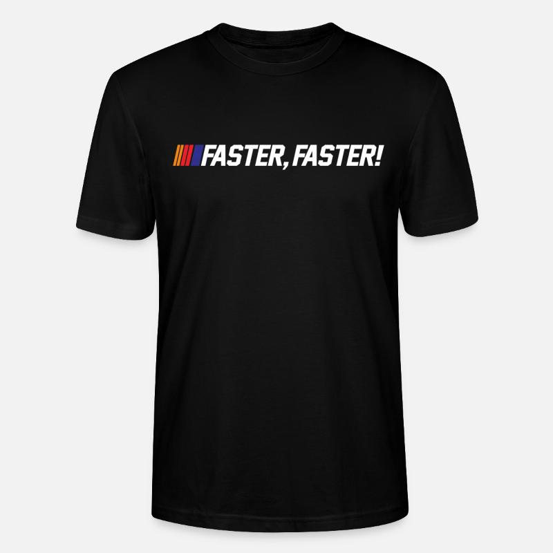 PLUS RAPIDE ET PLUS RAPIDE - T-shirt bio CRAFTER Stanley Stella Unisexe - noir