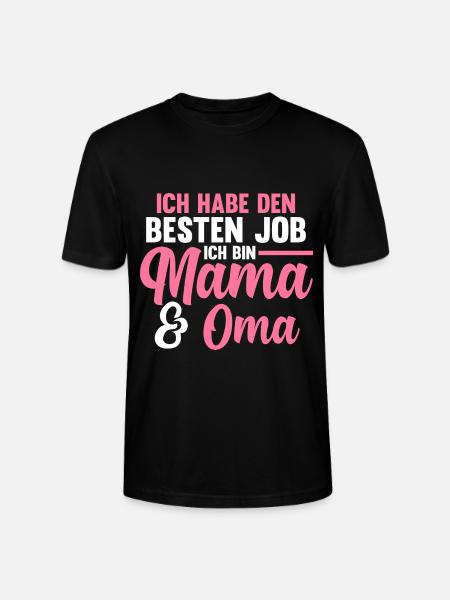 Großmutter Großmama Omi Oma - Stanley/Stella Unisex Bio-T-Shirt CRAFTER - Schwarz