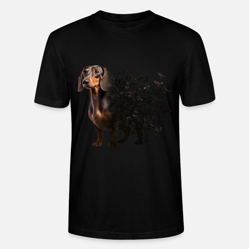Dackel - Stanley/Stella Unisex Bio-T-Shirt CRAFTER - Schwarz