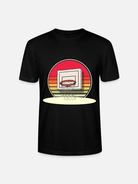 Basketballkorb Basketball - Stanley/Stella Unisex Bio-T-Shirt CRAFTER - Schwarz