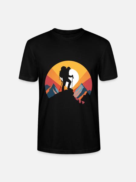 Hikers - Stanley/Stella CRAFTER Unisex Organic T-Shirt - black