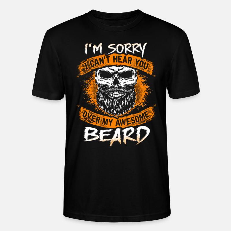 My awesome beard - EN - T-shirt bio CRAFTER Stanley Stella Unisexe - noir