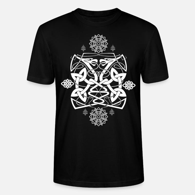 Celtic Raven - T-shirt bio CRAFTER Stanley Stella Unisexe - noir