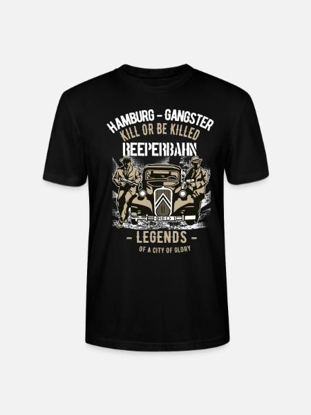 Hamburg Gangster - Stanley/Stella Unisex Bio-T-Shirt CRAFTER - Schwarz
