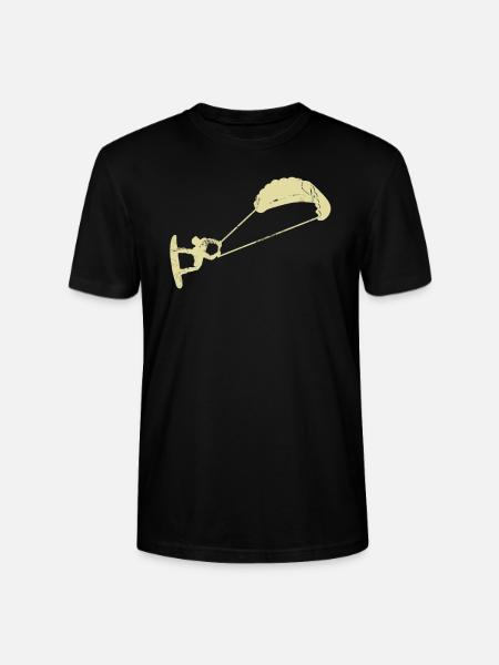 Kitesurfing Kiteboard new school - Stanley/Stella CRAFTER Unisex Organic T-Shirt - black