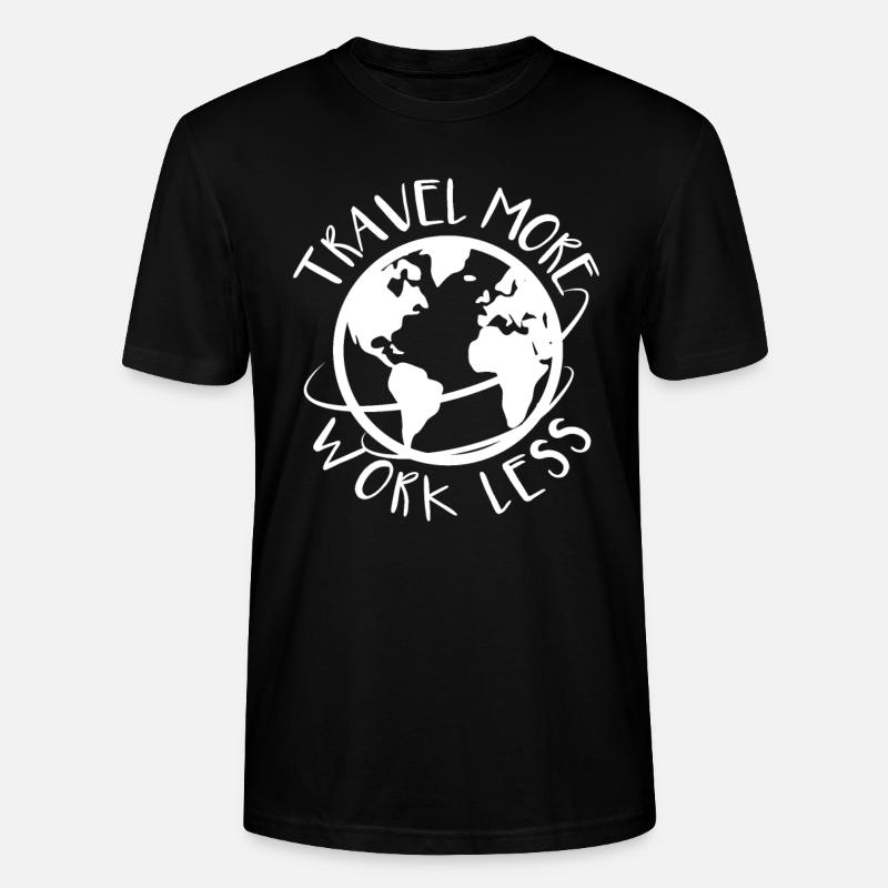 Camping - Stanley/Stella Unisex Bio-T-Shirt CRAFTER - Schwarz