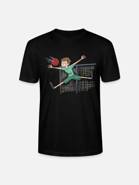 Handball Goalkeeper Keeper Gift Idea - Stanley/Stella CRAFTER Unisex Organic T-Shirt - black