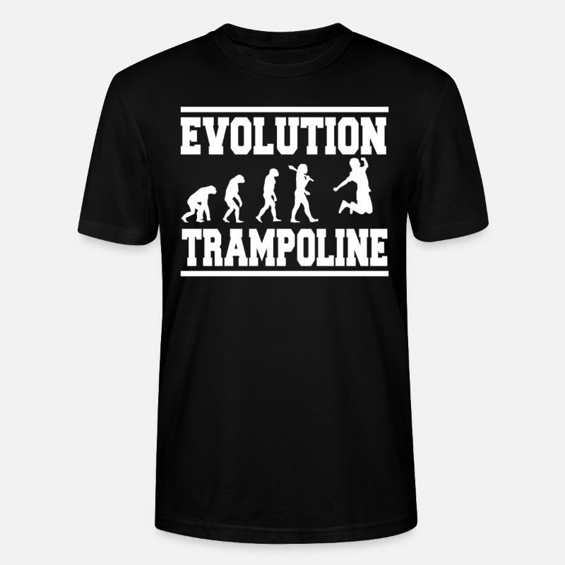 Evolution Trampoline - T-shirt bio CRAFTER Stanley Stella Unisexe - noir