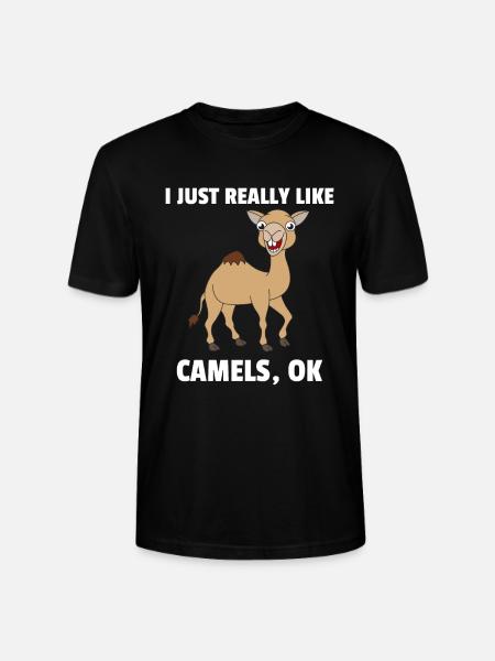 Kamel Kamele Tierliebe Liebhaber Geschenk - Stanley/Stella Unisex Bio-T-Shirt CRAFTER - Schwarz