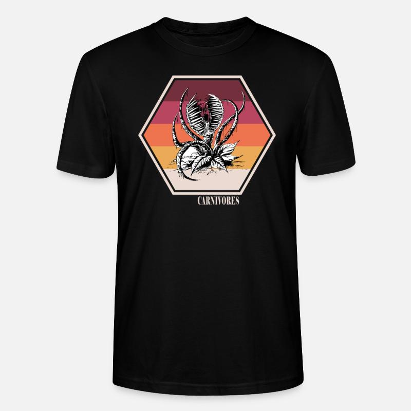 Tshirt Carnivore - T-shirt bio CRAFTER Stanley Stella Unisexe - noir
