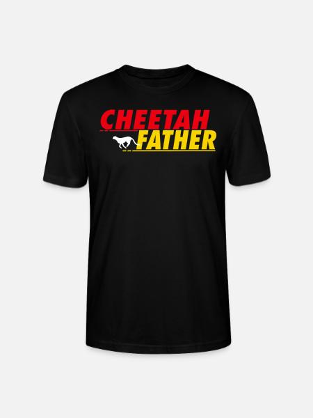 Père guépard - T-shirt bio CRAFTER Stanley Stella Unisexe - noir